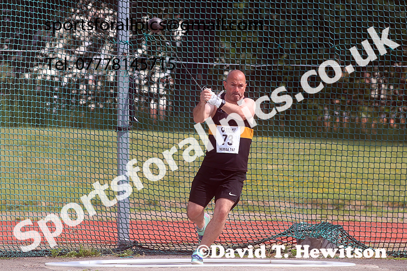 Hammer, 2025 NEMAA Track and Field, Monkton. Photo: David T. Hewitson/Sports for All Pics